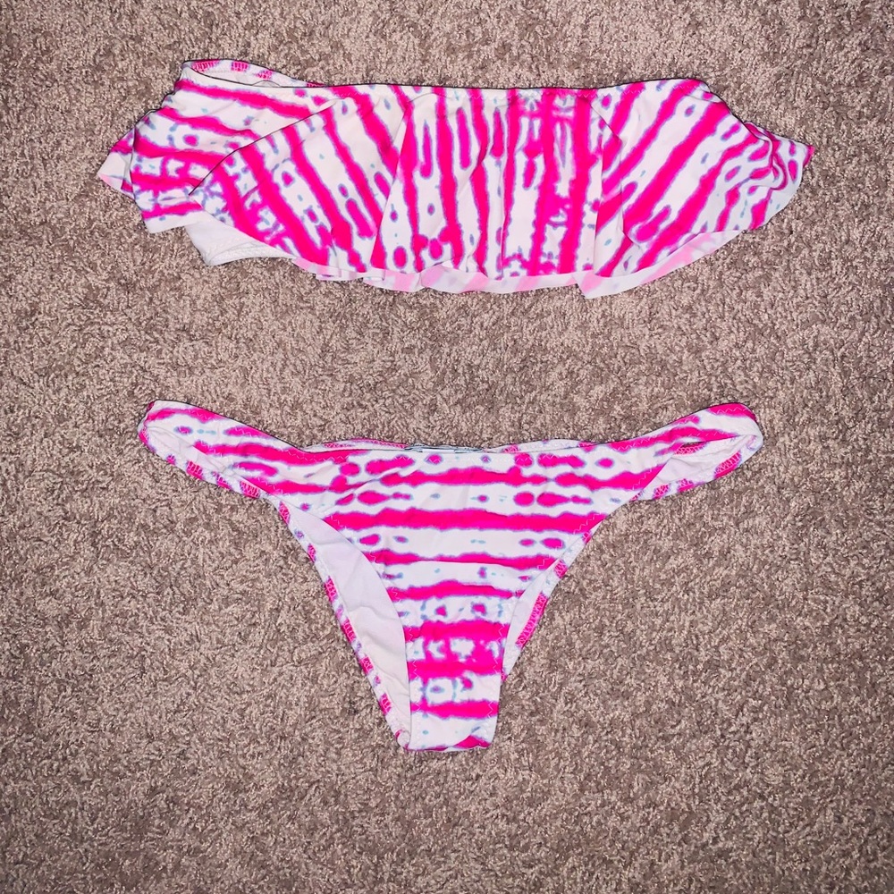Ruffle Strapless Bianca Coletti Bikini